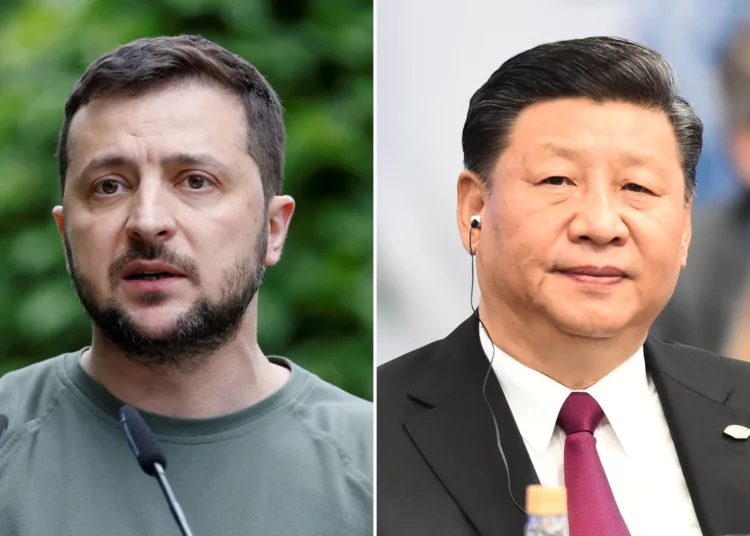 El presidente de China sostuvo un encuentro telefónico con su homólogo de Ucrania