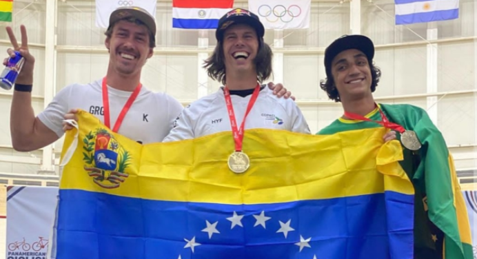 Daniel Dhers ganó oro en Panamericano de Ciclismo Paraguay 2023