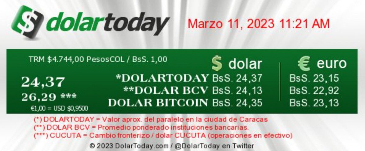 dolartoday en venezuela precio del dolar este jueves 11 de mayo de 2023 laverdaddemonagas.com dolartoday en venezuela687