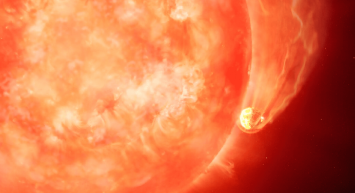 ¡En tiempo real! Captan un sol devorando un planeta por primera vez