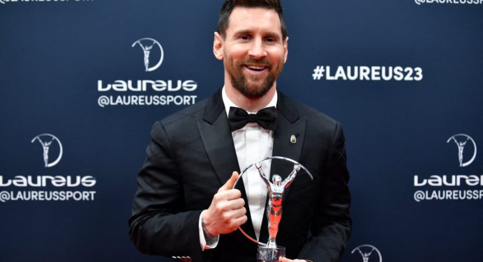 Lionel Messi se llevó el Premio Laureus como mejor deportista masculino de 2022