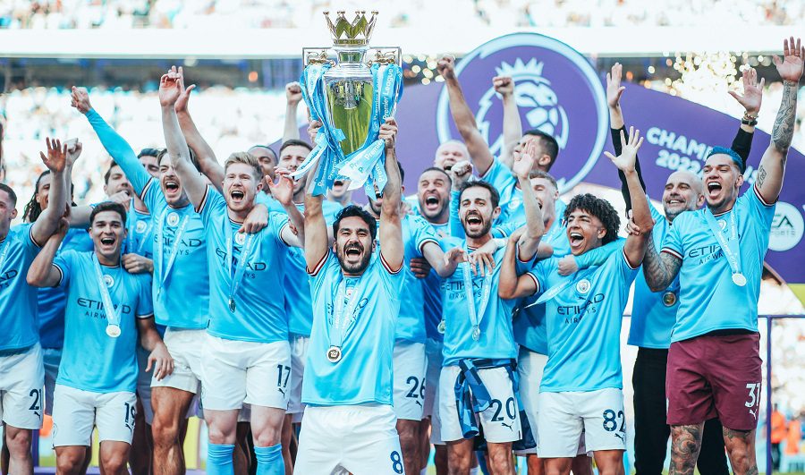 Manchester City logró su noveno título en la Premier