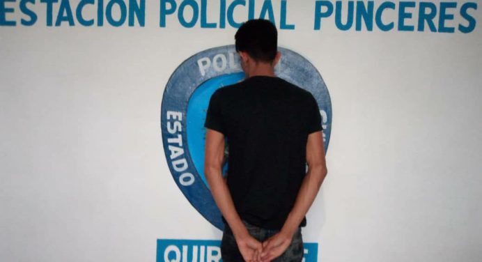 Polimonagas lo detuvo en Quiriquire por agredir a su concubina