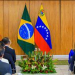 Los presidente Nicolás Maduro y Lula da Silva dieron una rueda de prensa