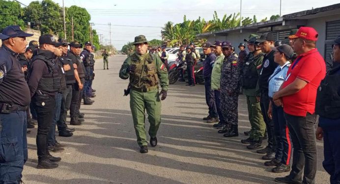 Más de 170 efectivos militares y policiales desplegados en cuatro parroquias de Maturín