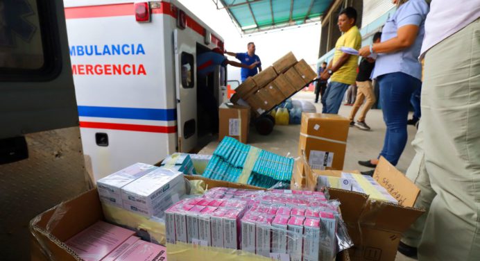 Más de 20 toneladas de insumos médicos distribuidos en hospitales de Monagas