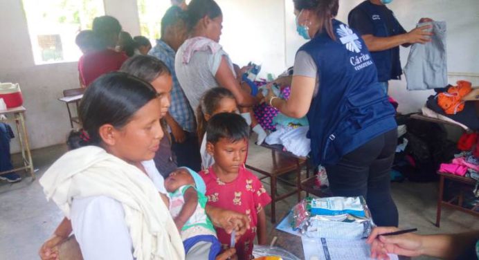 Más de 250 personas de La Pica de Aribí recibieron atención médica a través de Cáritas