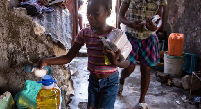 ONU: Alrededor de 4,9 millones de personas en Haití padecen de hambre aguda