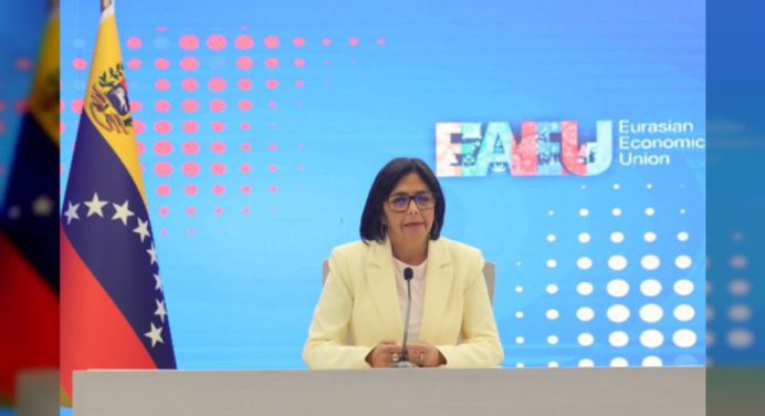 Rodríguez cuestionó los intentos de excluir a Venezuela de la ecuación energética mundial