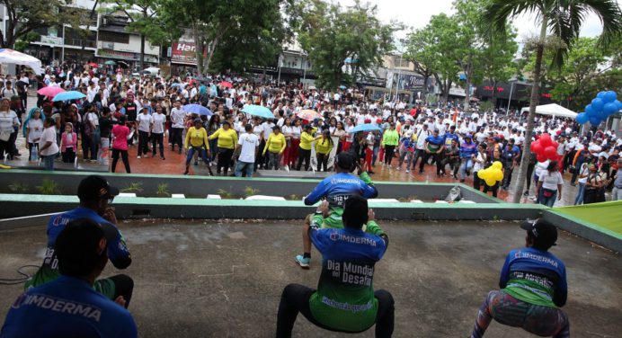 Todo un éxito la celebración del día mundial del desafío en Maturín