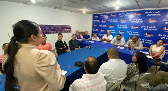 UNT Monagas sostuvo encuentro con directiva de la comisión regional de primarias