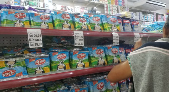 125 % aumenta precio de la leche en polvo en comercios de Maturín en lo que va de año