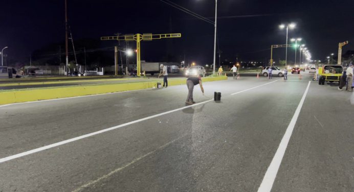 Alcaldía de Maturín realizó demarcación de la intersección Las Cayenas – avenida Bella Vista