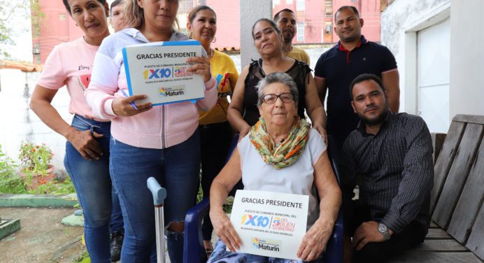 Con el 1×10 del Buen Gobierno favorecen a habitantes de siete parroquias de Maturín