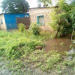 Cuando llueve las casas se inundan con el agua del caño