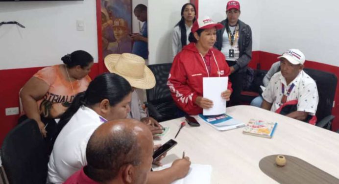 Estructuras indígenas del Psuv Monagas desplegadas en el territorio