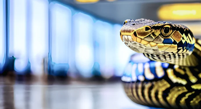 ¡Insólito! Hallan una anaconda y otros reptiles en el equipaje de una mujer en aeropuerto de Israel