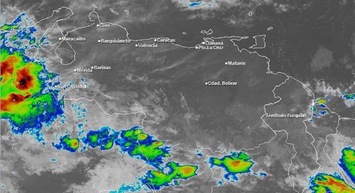 Aquí el Pronóstico del Inameh para este miércoles 13 de marzo