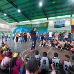 Greivis Vásquez comparte con niños y jóvenes del municipio Cedeño