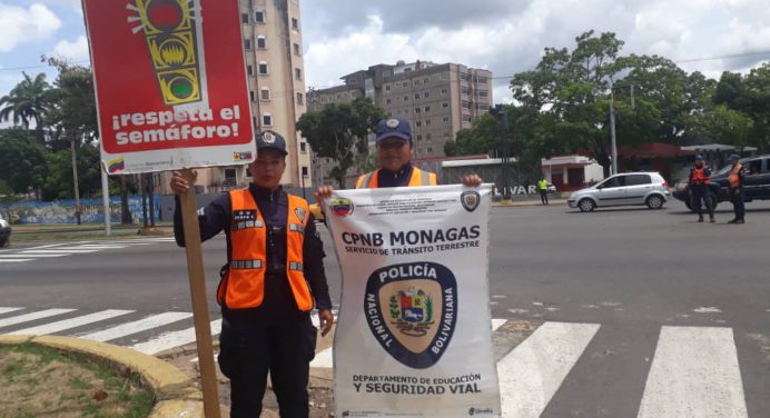 PNB celebra semana de la Seguridad Vial en Monagas