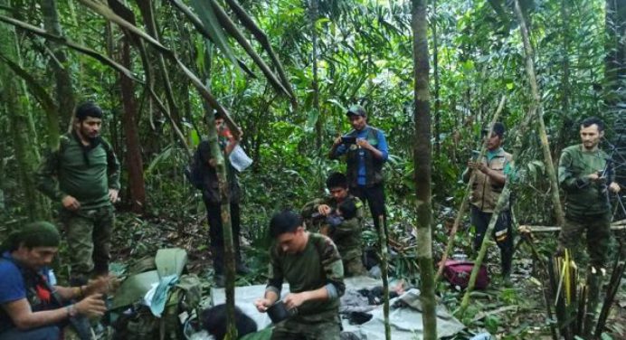 Madre de los niños rescatados en selva colombiana estuvó 4 días viva