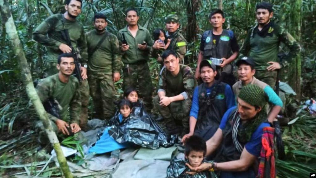 ¡Es viral! Milagroso rescate de los 4 niños perdidos en la selva colombiana