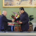 El presidente Nicolás Maduro y el fiscal Karim Khan se reunieron en Miraflores
