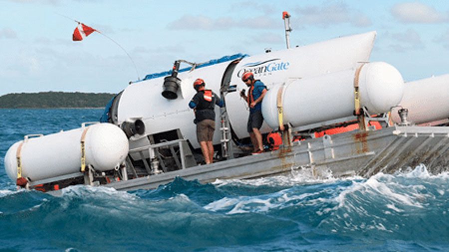 submarino titan se quedo sin oxigeno a las 718 de la manana afirma guardia costera de eeuu laverdaddemonagas.com el titan su busqueda se mantiene.22.6.2023
