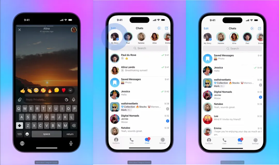 Telegram lanza esperada función, al estilo Instagram