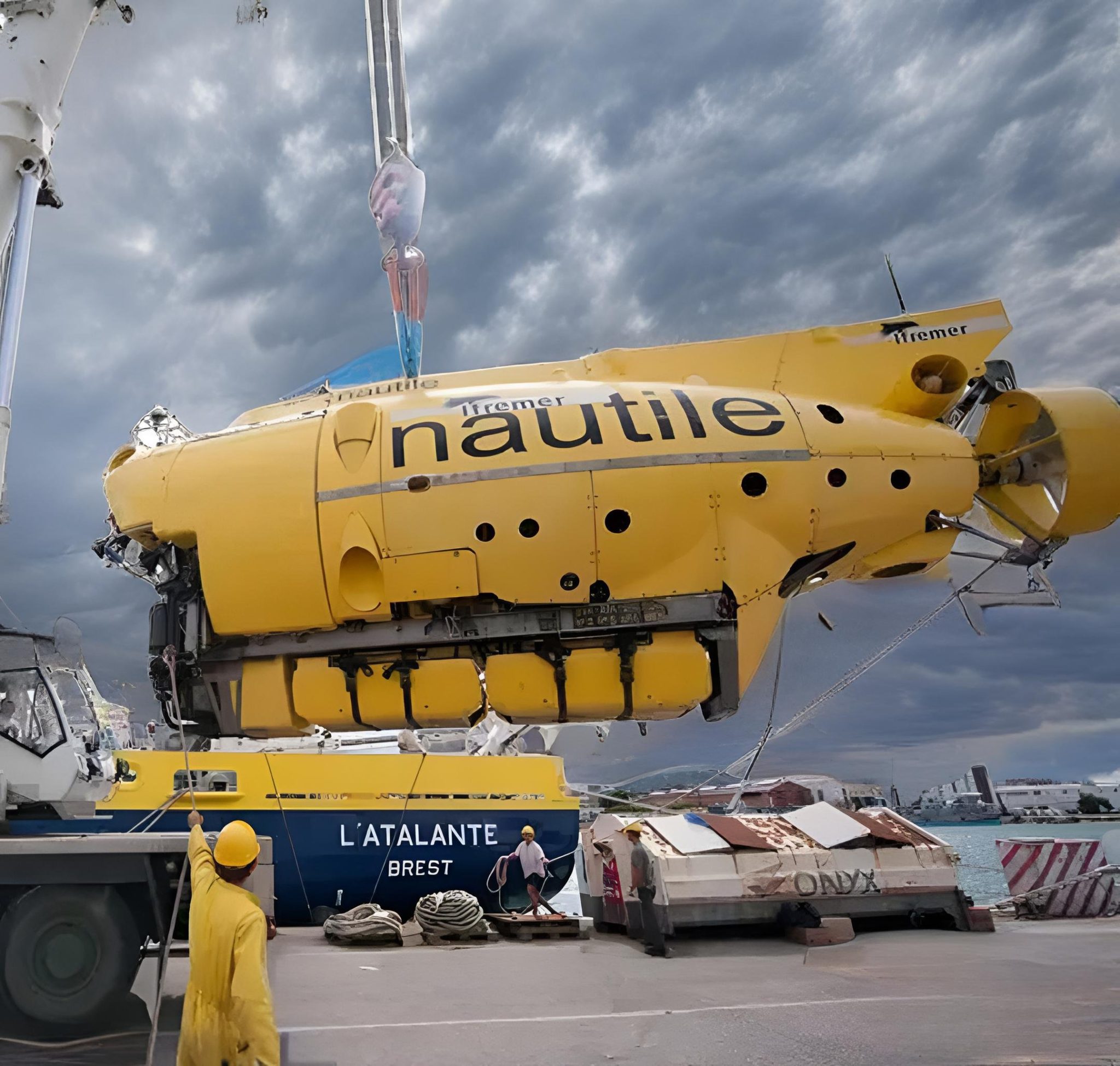 El robot Nautile fue enviado por el Gobierno de Francia para ayudar en la búsqueda del Titán