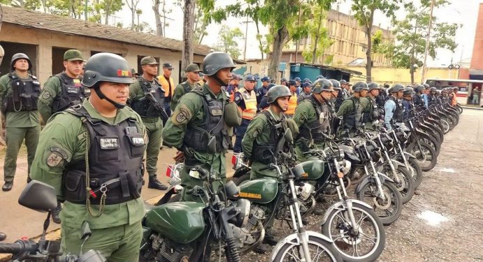 Un total de 200 efectivos se desplegaron en cuatro parroquias de Maturín