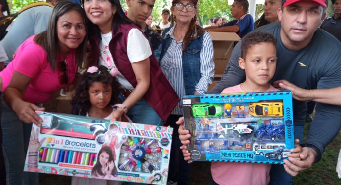 Alcaldía de Ezequiel Zamora celebró día del Niño con 2 mil 758 pequeños