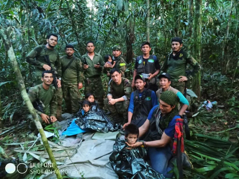 Colombia custodiará por 6 meses a los niños rescatados en la selva, ya salieron del hospital