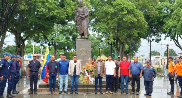 Conmemoraron en Cedeño los 240 años del Natalicio del Libertador Simón Bolívar