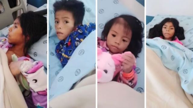 Niños fueron dados de alta en el hospital