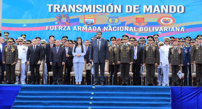 Nicolás Maduro encabeza acto de transmisión de mando de los componentes de la FANB