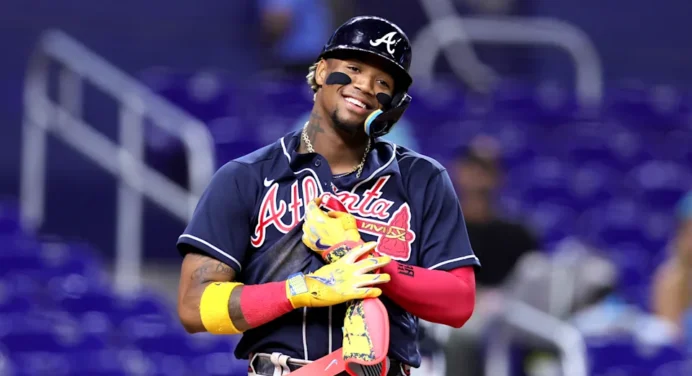 Ronald Acuña Jr. es el único criollo que figura en este apartado ofensivo en Grandes Ligas