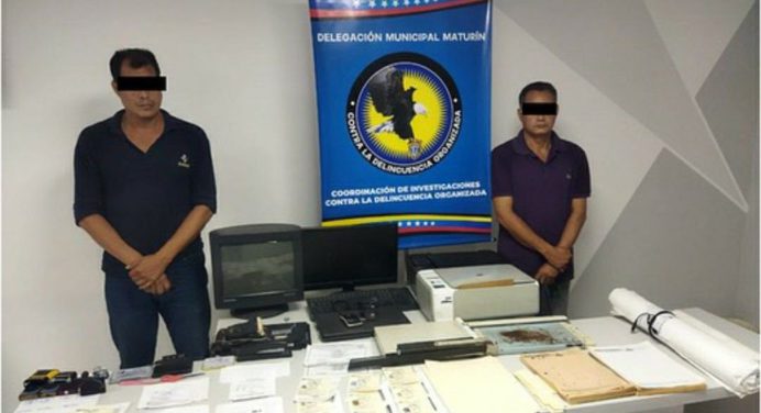 Cicpc detuvo a dos hermanos por falsificar documentos en Maturín
