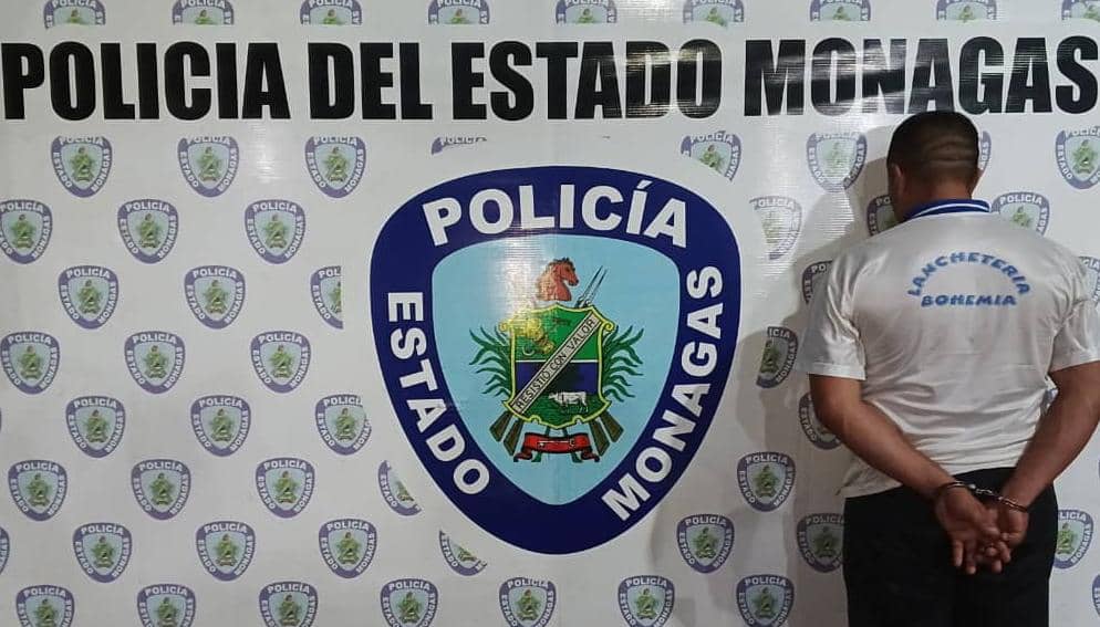 Polimonagas capturó a alias "El Mudo"