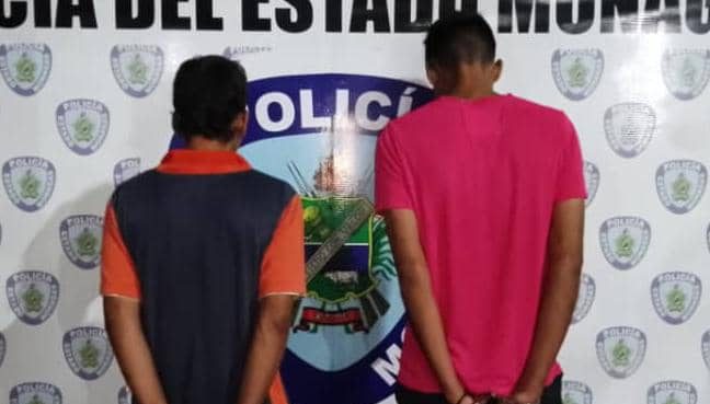 Polimonagas capturó a dos sujetos