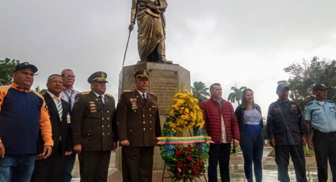 Municipio Zamora honró al Libertador Simón Bolívar