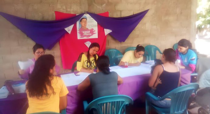 Realizan registro de los consejos feministas en el municipio Santa Bárbara de Tapirín
