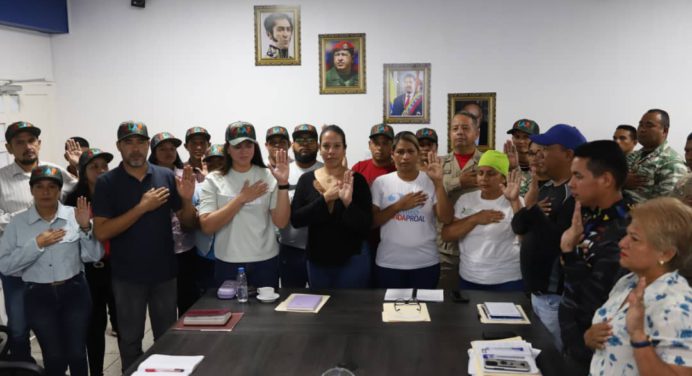 Alcaldesa Ana Fuentes juramenta Estado Mayor de Alimentación de Maturín