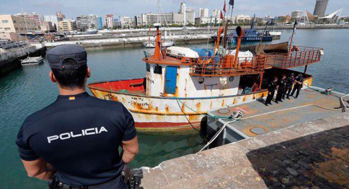 Dos venezolanos aprehendidos en España por llevar dos mil kilos de cocaína en un velero