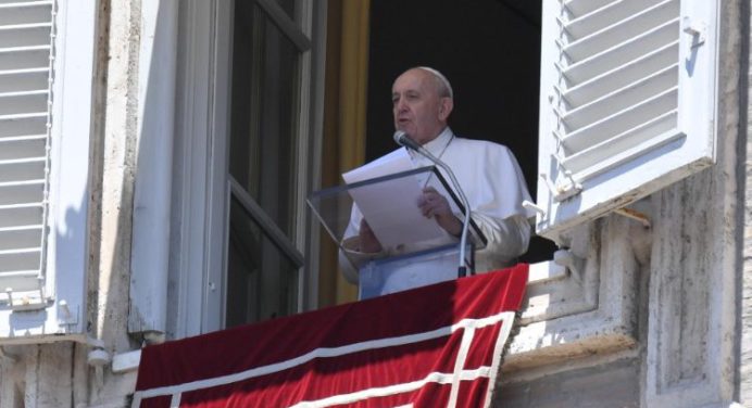 La reflexión del Papa Francisco sobre el «perdón» y el «odio» durante el Ángelus (+video)