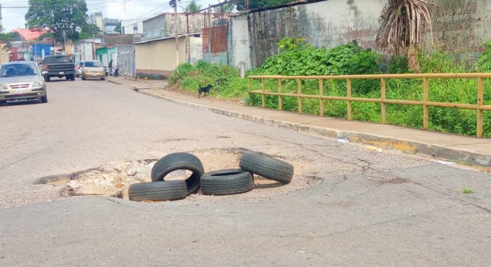 En la calle Barreto de Maturín piden el plan «Cero huecos» urgente