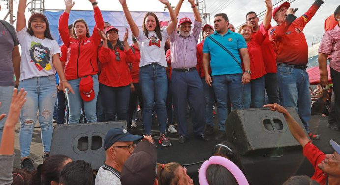 En Los Godos marcharon en rechazo a las sanciones