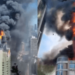 fuerte incendio consume edificio de oficinas en china laverdaddemonagas.com image