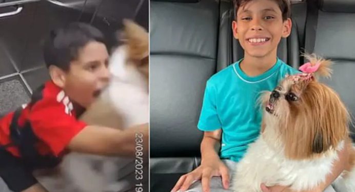 Impresionante: un niño salvó de manera heroica a su mascota en un ascensor (+video)