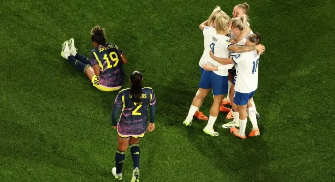 Inglaterra elimina a Colombia y disputará la semifinal del Mundial de Fútbol Femenino